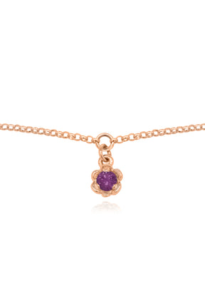 Barnacles ~ 3.5mm Birthstone Gold Bracelet