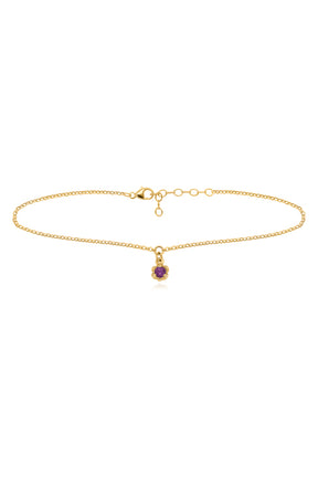 Barnacles ~ 3.5mm Birthstone Gold Bracelet