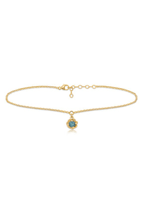 Barnacles ~ 5mm Birthstone Gold Bracelet