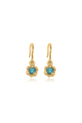 Barnacles ~ 3.5mm Gold Birthstone Earrings