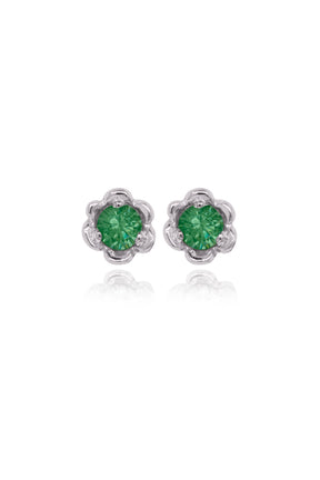 Barnacles ~ 3.5mm Birthstone Gold Stud Earrings