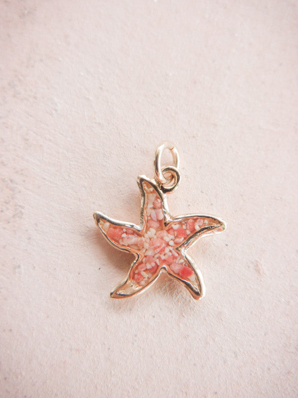 Friends ~ Starfish (Small) Pendant in Gold - Alexandra Mosher Studio Jewellery Bermuda Fine