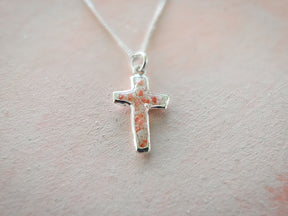 Splash ~ Cross Pendant - Alexandra Mosher Studio Jewellery Bermuda Fine