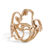 Melt Cocktail Ring in Gold - Alexandra Mosher Studio Jewellery Bermuda Fine