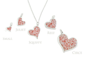 Splash ~ Heart (Juliet) Pendant - Alexandra Mosher Studio Jewellery Bermuda Fine