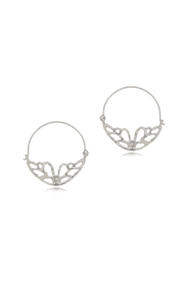 Butterfly ~ Small Hoop Earrings