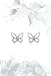 Butterfly ~ Tiny Stud Earrings