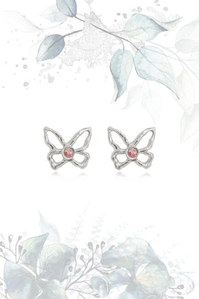 Butterfly ~ Tiny Stud Earrings