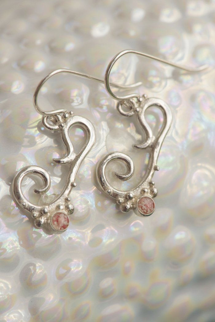Bermuda ~ Small Dangle Earrings - Alexandra Mosher Studio Jewellery Bermuda Fine