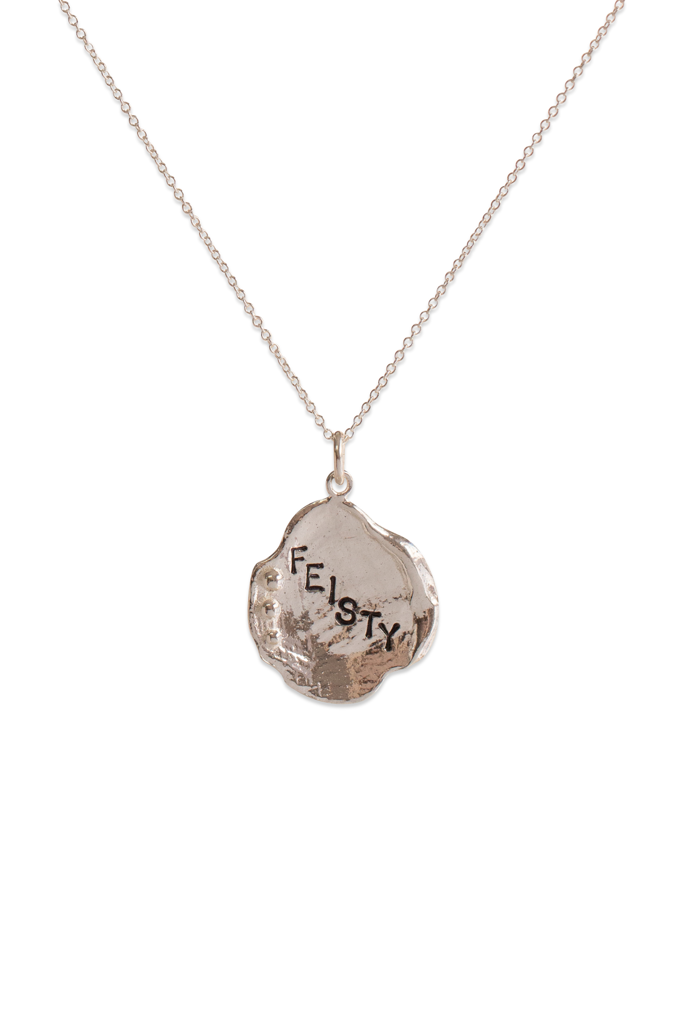 Bermy Vurds ~ Large Lilypad Custom Stamped Pendant - Alexandra Mosher Studio Jewellery Bermuda Fine