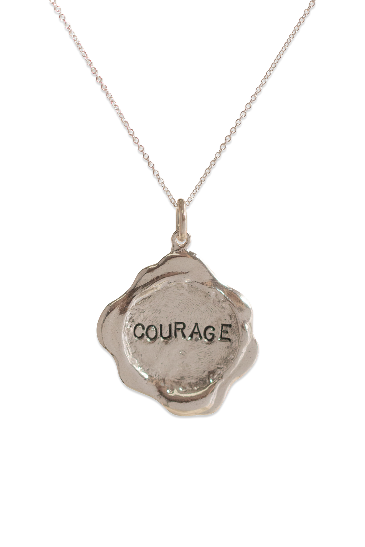 Bermy Vurds ~ Wax Seal Custom Stamped Pendant - Alexandra Mosher Studio Jewellery Bermuda Fine