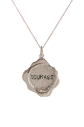 Bermy Vurds ~ Wax Seal Custom Stamped Pendant - Alexandra Mosher Studio Jewellery Bermuda Fine