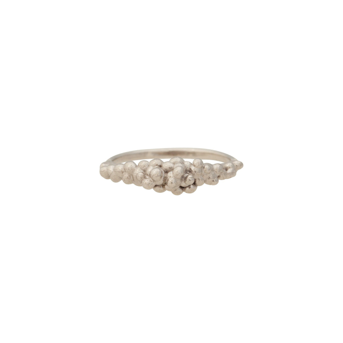 Caviar ~ Half Texture Ring in Gold - Alexandra Mosher Studio Jewellery Bermuda Fine