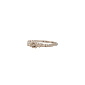 Caviar ~ Half Texture Ring in Gold - Alexandra Mosher Studio Jewellery Bermuda Fine