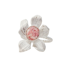 Fera ~ Medium Flower Braided Band Ring - Alexandra Mosher Studio Jewellery Bermuda Fine