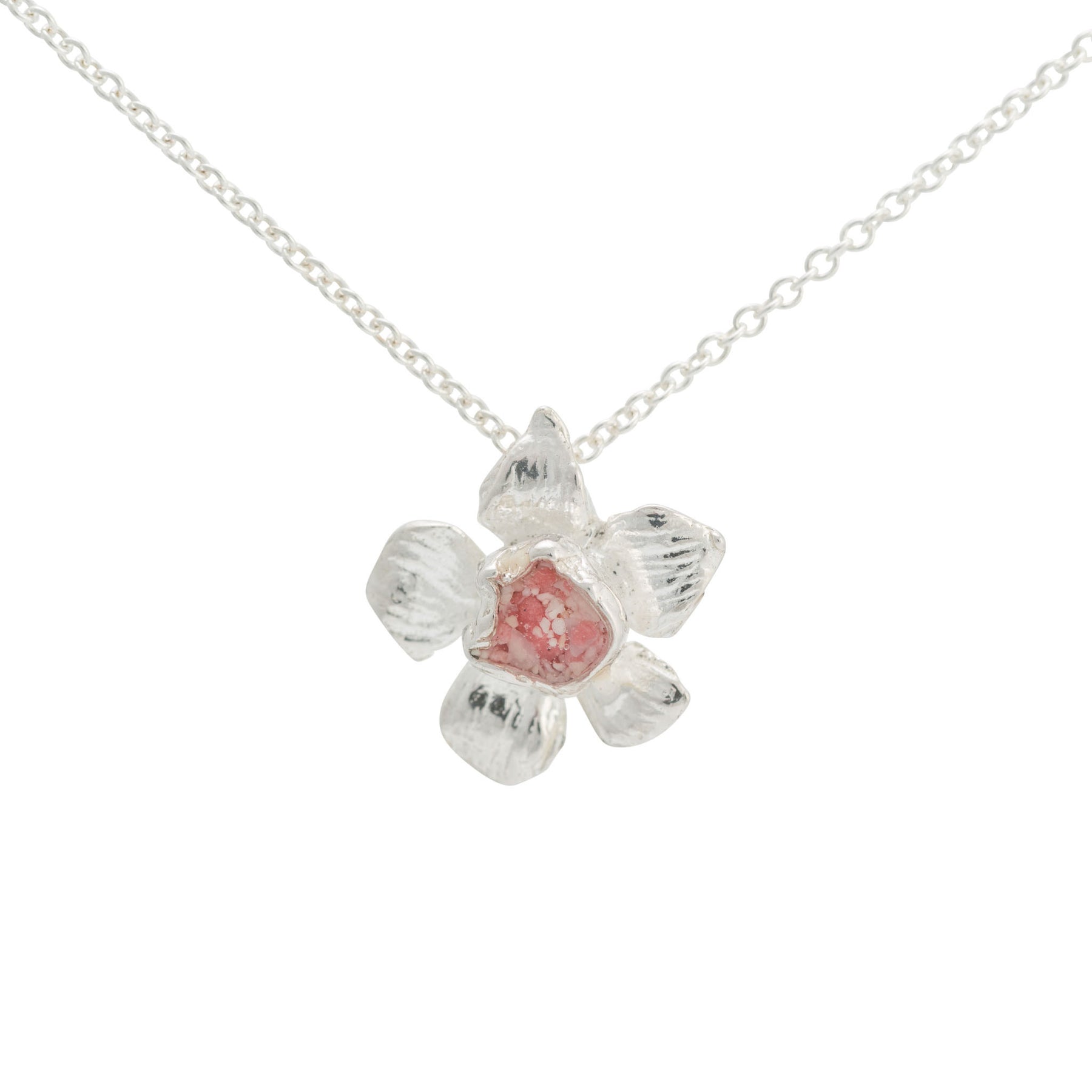 Fera ~ Tiny Flower Pendant - Alexandra Mosher Studio Jewellery Bermuda Fine