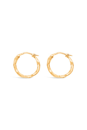 Hoops ~ Melt Small Huggies in Gold