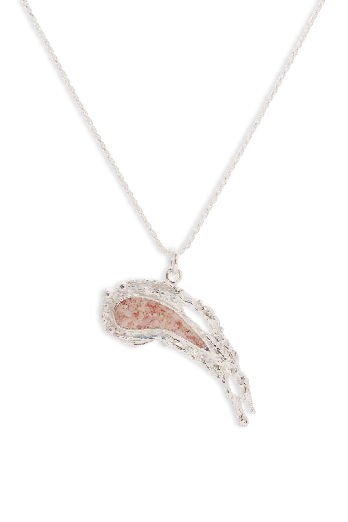 Impasto ~ Brush Stroke (Large) Pendant - Alexandra Mosher Studio Jewellery Bermuda Fine