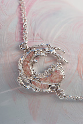 Impasto ~ Breakthrough (Small) Inline Necklace - Alexandra Mosher Studio Jewellery Bermuda Fine