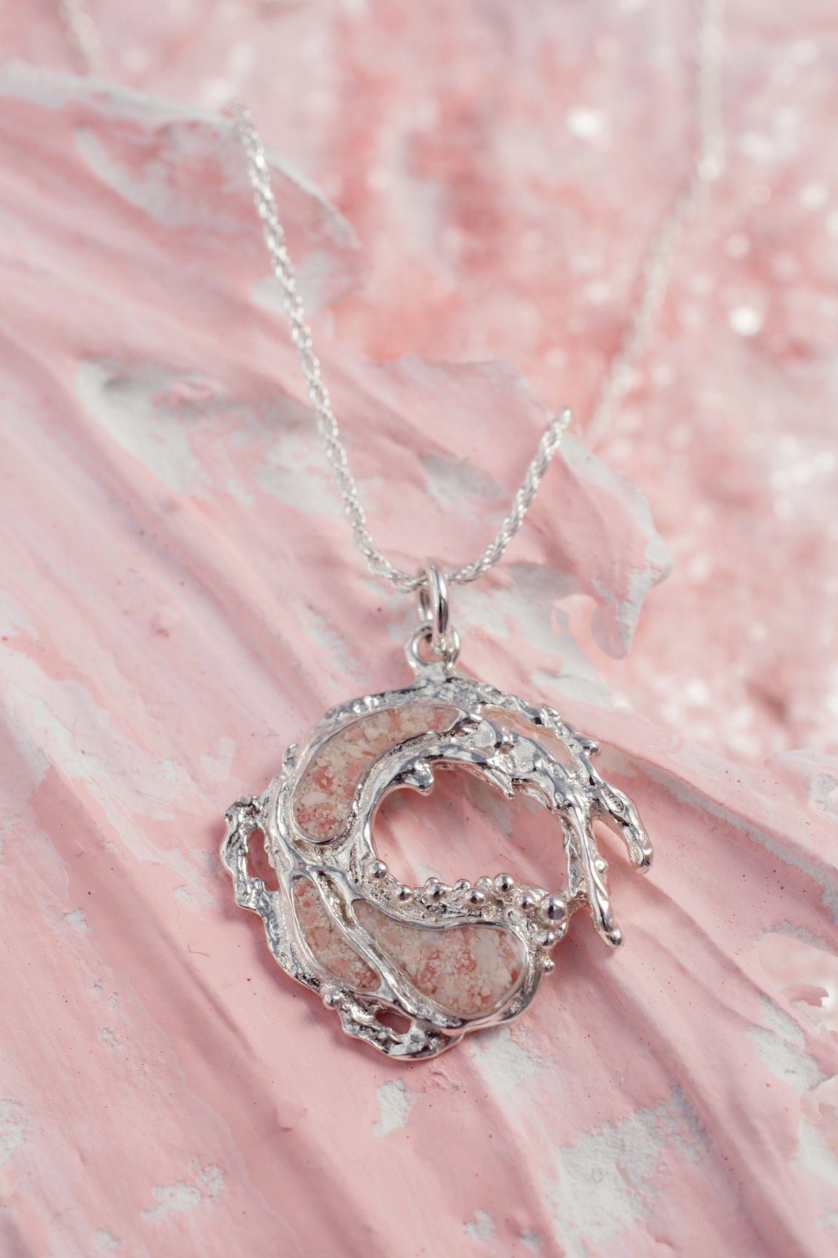 Impasto ~ Breakthrough (Small) Pendant - Alexandra Mosher Studio Jewellery Bermuda Fine