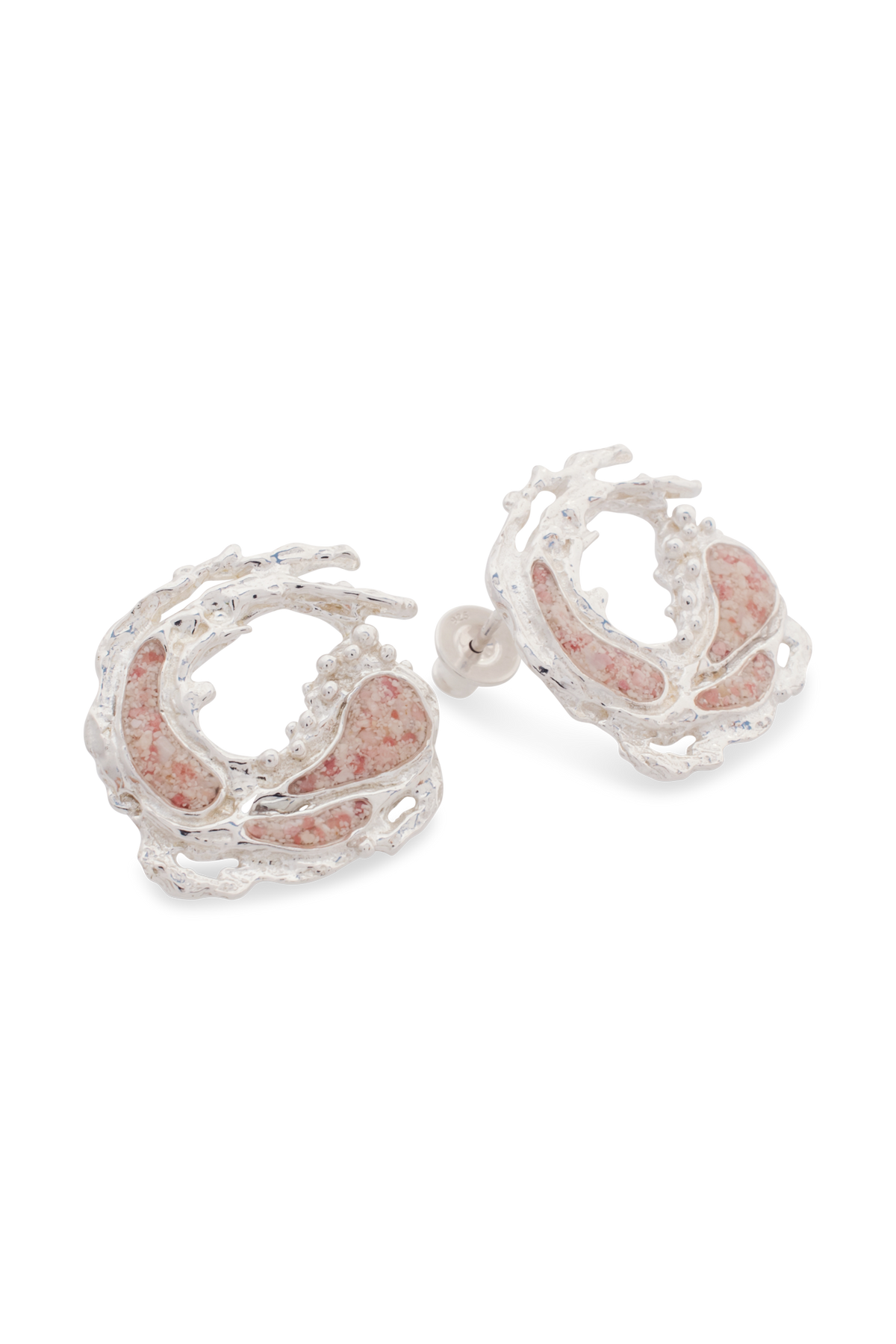 Impasto ~ Breakthrough (Small) Stud Earrings - Alexandra Mosher Studio Jewellery Bermuda Fine