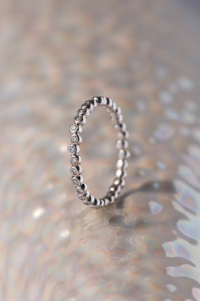 Caviar Bands ~ Eternity Gold Ring