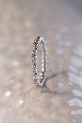 Caviar Bands ~ Eternity Gold Ring