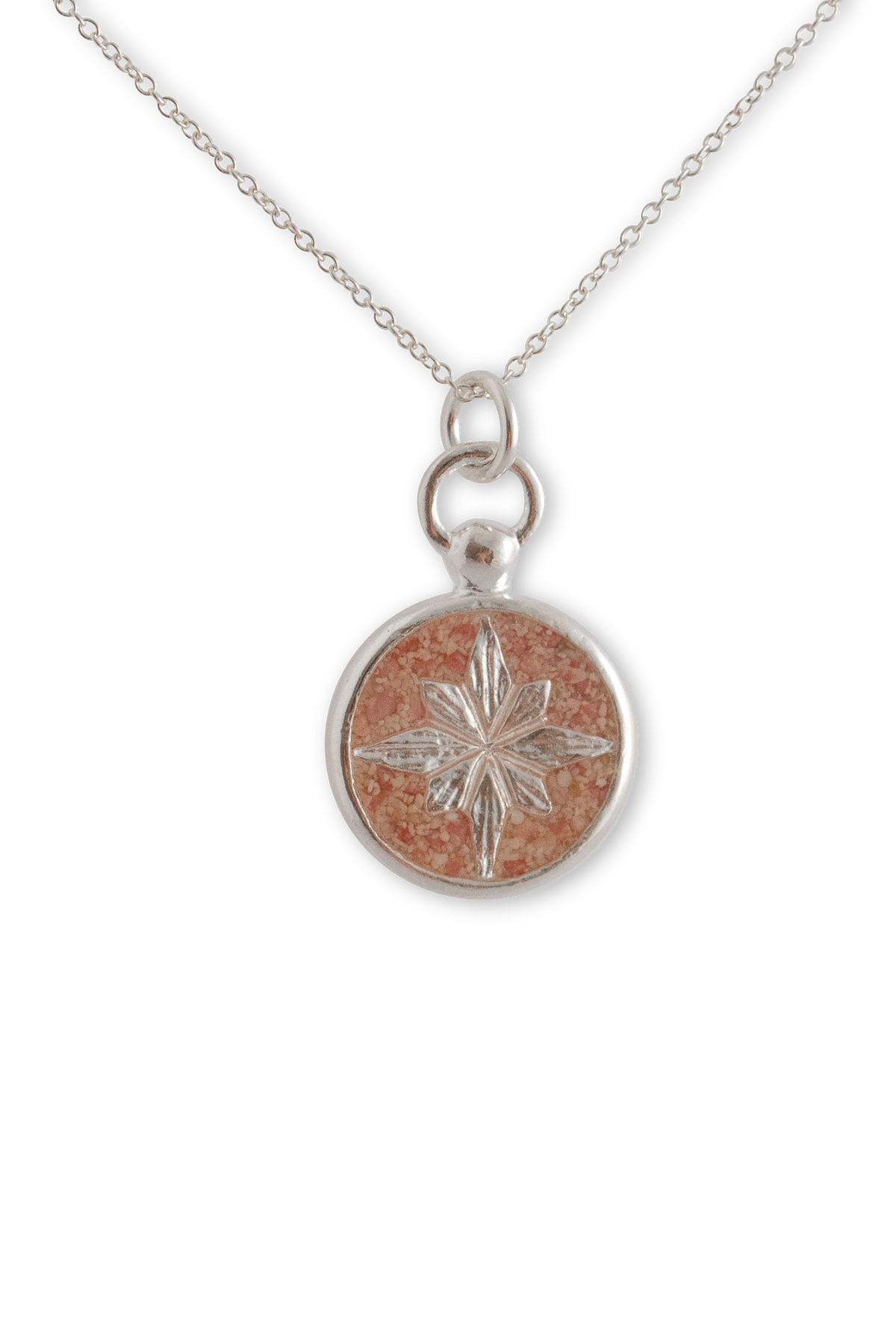 Compass Rose ~ Minimalist Pendant