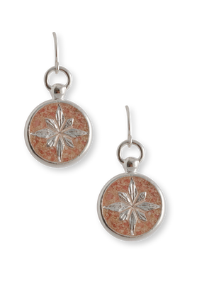 Compass Rose ~ Dangle Earrings