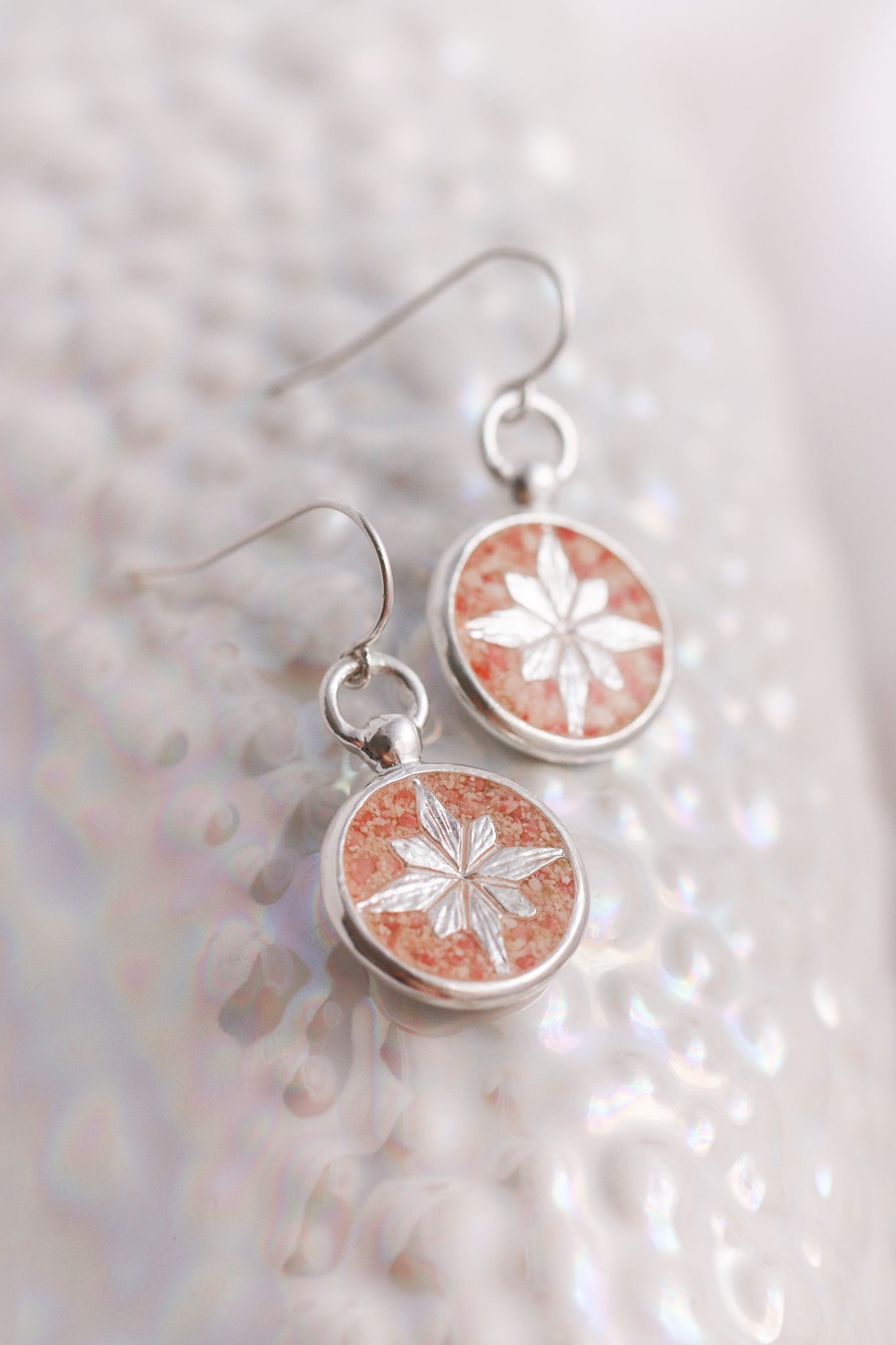 Compass Rose ~ Dangle Earrings