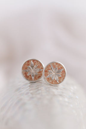 Compass Rose ~ Stud Earrings