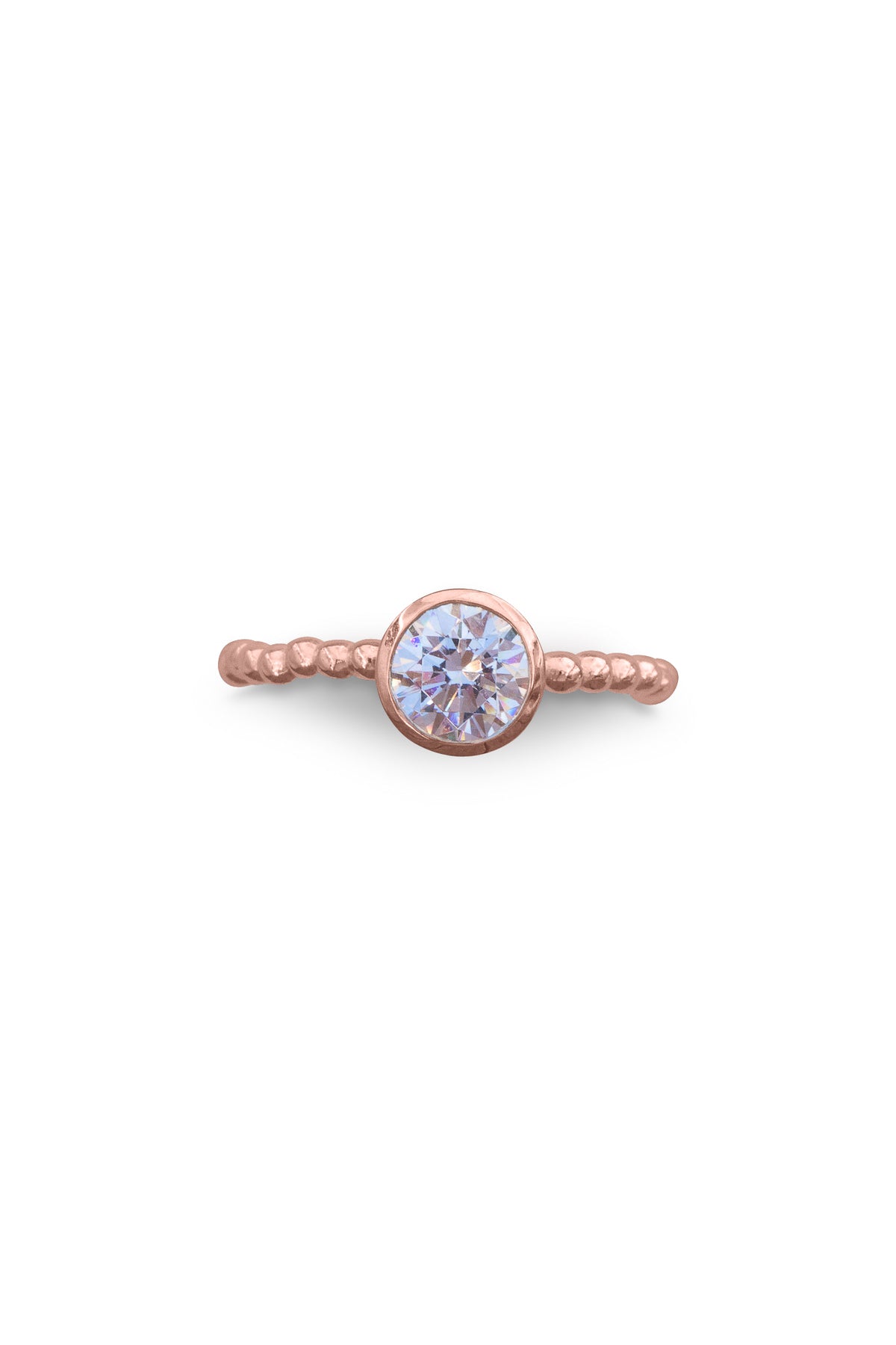 Engagement Rings ~ Caviar Bezel Ring