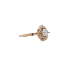 Bermuda Textures | Gold Small Shell Engagement Ring - Alexandra Mosher Studio Jewellery Bermuda Fine