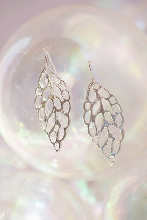 Lace ~ Large Dangle Earrings - Alexandra Mosher Studio Jewellery Bermuda Fine