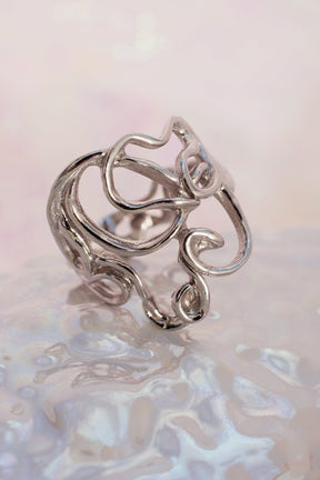 Melt ~ Cocktail Ring - Alexandra Mosher Studio Jewellery Bermuda Fine