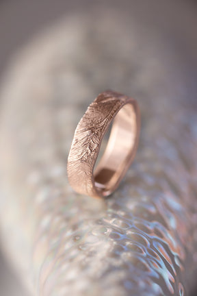 Bermuda Textures ~ Longtail Feather Gold Ring