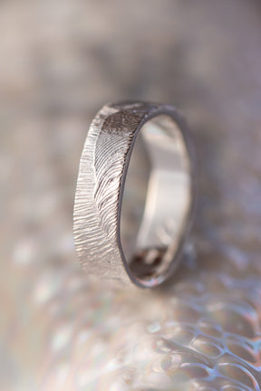 Bermuda Textures ~ Longtail Feather Gold Ring