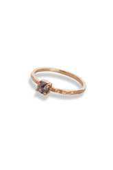 One of a Kind ~ Bermuda Moss Textured Ring in Rose Gold - Alexandra Mosher Studio Jewellery Bermuda Fine