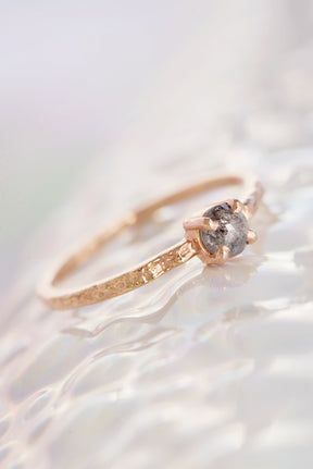 One of a Kind ~ Bermuda Moss Textured Ring in Rose Gold - Alexandra Mosher Studio Jewellery Bermuda Fine