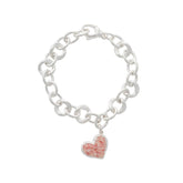 Reef ~ Heart Chunky Chain Bracelet - Alexandra Mosher Studio Jewellery Bermuda Fine