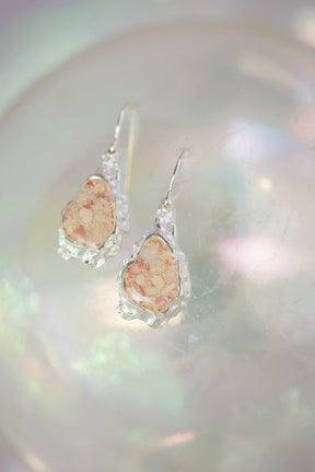 Reef ~ Teardrop Dangle Earrings - Alexandra Mosher Studio Jewellery Bermuda Fine