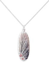 Sun Flare ~ Large Oval Pendant - Alexandra Mosher Studio Jewellery Bermuda Fine