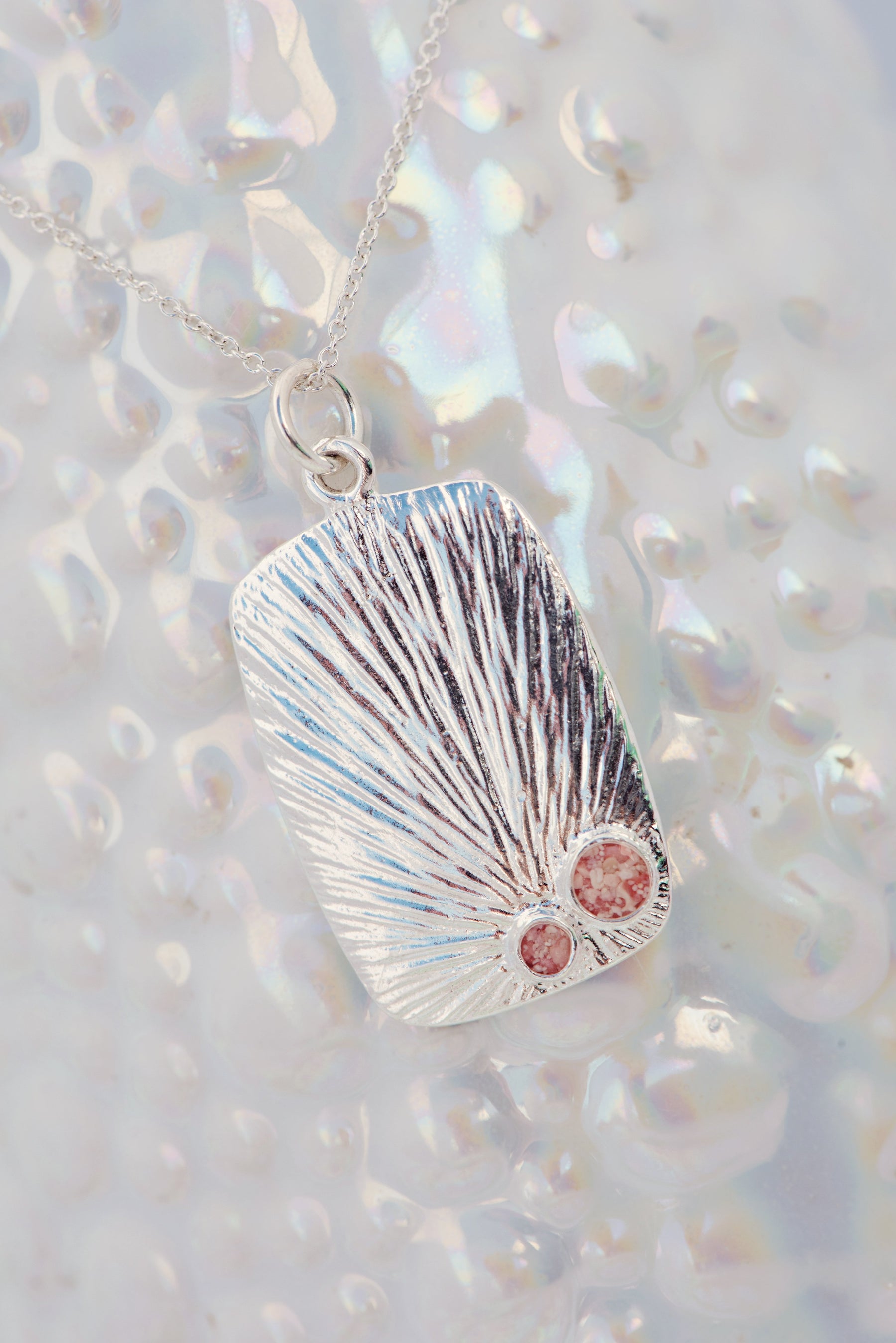 Sun Flare ~ Large Rectangle Pendant - Alexandra Mosher Studio Jewellery Bermuda Fine
