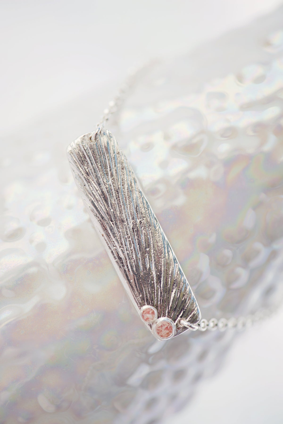 Sun Flare ~ Rectangle (Medium) Inline Bracelet - Alexandra Mosher Studio Jewellery Bermuda Fine