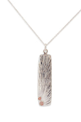 Sun Flare ~ Medium Rectangle Pendant - Alexandra Mosher Studio Jewellery Bermuda Fine