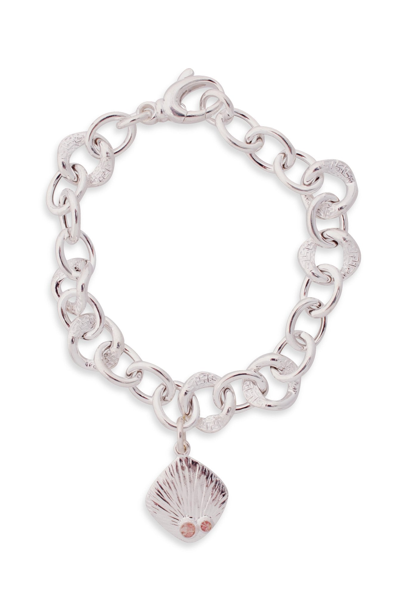 Sun Flare ~ Rectangle (Small) Chunky Chain Bracelet - Alexandra Mosher Studio Jewellery Bermuda Fine