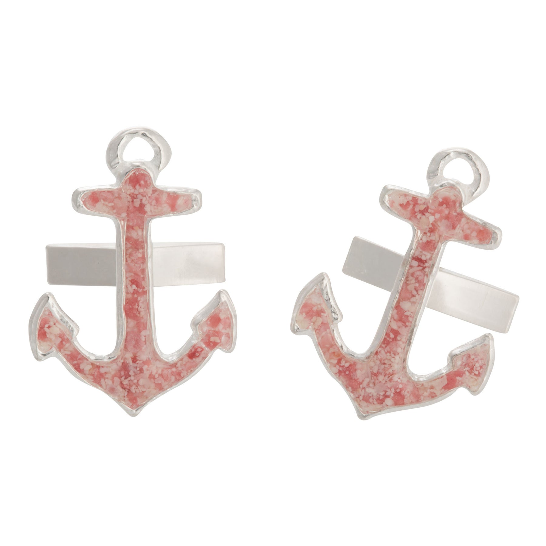 Men's Nautical ~ Anchor (Large) Cufflinks - Alexandra Mosher Studio Jewellery Bermuda Fine