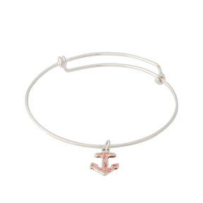 Nautical ~ Anchor (Small) Bangle - Alexandra Mosher Studio Jewellery Bermuda Fine