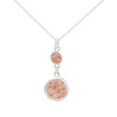 Splash ~ Circle (Large) Double-Drop Pendant - Alexandra Mosher Studio Jewellery Bermuda Fine