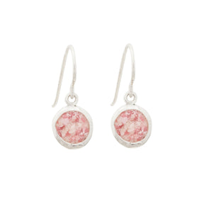 Splash ~ Circle (Medium) Dangle Earrings - Alexandra Mosher Studio Jewellery Bermuda Fine